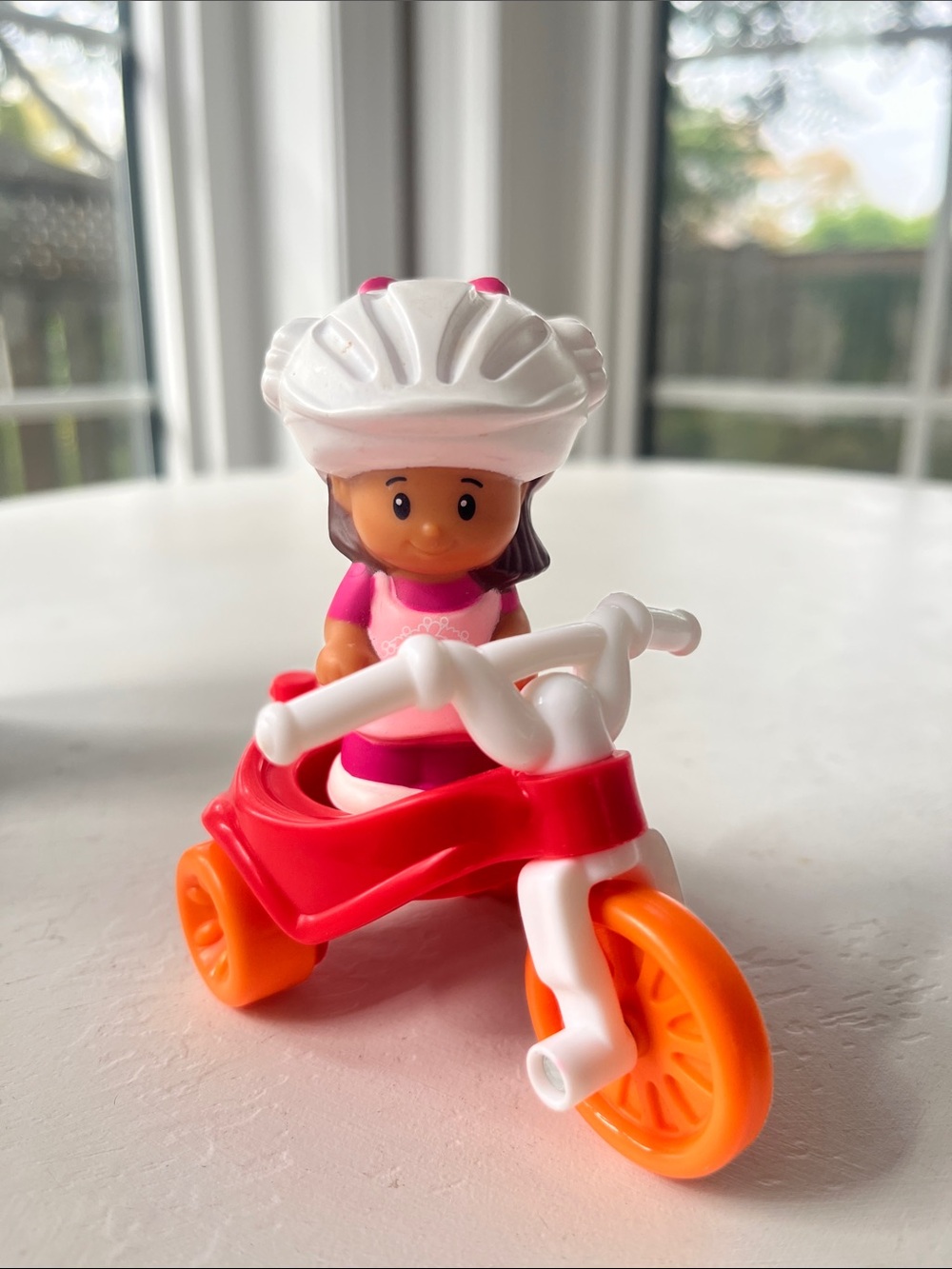 Little People Mia with Helmet & Tricycle
